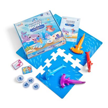 Joc matematic - Rechinii si vanatoarea numerelor PlayLearn Toys