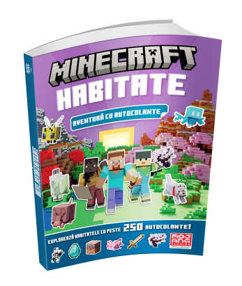 Minecraft - Habitate: Aventura cu Autocolante PlayLearn Toys