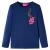 Tricou pentru copii cu mâneci lungi, bleumarin, 104 GartenMobel Dekor
