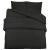 Set cu husă de pilotă, negru, 240x220 cm, microfibră GartenMobel Dekor