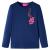 Tricou pentru copii cu mâneci lungi, bleumarin, 128 GartenMobel Dekor
