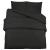Set cu husă de pilotă, negru, 220x240 cm, microfibră GartenMobel Dekor