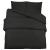 Set cu husă de pilotă, negru, 260x240 cm, bumbac GartenMobel Dekor