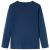 Tricou pentru copii cu mâneci lungi, bleumarin, 128 GartenMobel Dekor