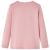 Tricou pentru copii cu mâneci lungi, roz deschis, 140 GartenMobel Dekor