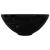 Chiuvetă ceramică pentru baie, rotundă, neagră GartenMobel Dekor