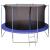 Plasă de siguranță pentru trambulină rotundă de 3,96 m GartenMobel Dekor