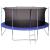 Plasă de siguranță pentru trambulină rotundă de 4,57 m GartenMobel Dekor