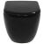 Vas de toaletă cu montare pe perete, ceramică, negru  GartenMobel Dekor