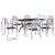 Set mobilier de grădină, 7 piese, bronz, aluminiu turnat GartenMobel Dekor