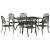 Set mobilier de grădină, 7 piese, bronz, aluminiu turnat GartenMobel Dekor