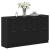 Bufet 2 pcs Stejar Negru 60 x 30 x 70 cm Lemn compozit GartenMobel Dekor