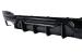 Difuzor Bara Spate BMW Seria 5 G30 G31 (2017-2024) M5 Design Negru Lucios cu Insertie Carbon Performance AutoTuning