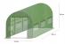 Sera de gradina, tip tunel cu cadru metalic, 250x400cm, 10mp (3 segmente) Household NewTrend