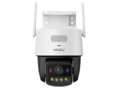 Camera supraveghere Imou Titan Pro, 6 MP, Wi-Fi 6, rotire de pe mobil, alarma cu sirena si LED rosu-albastru, IR+LED 30m, PoE, IP66, detectie AI, IPC-U7LP-6V0NE SafetyGuard Surveillance