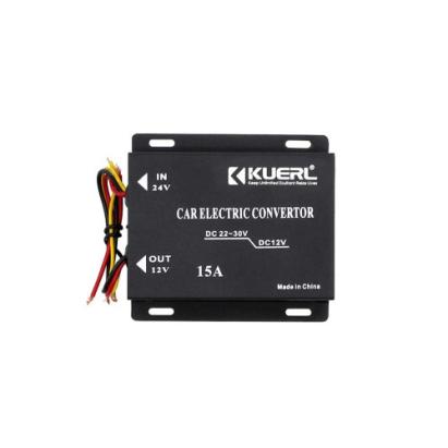 Convertor tensiune auto 24V la 12V 15A 180W reductor camion   Automotive TrustedCars