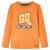 Tricou copii mâneci lungi, portocaliu închis 116 GartenMobel Dekor