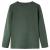 Tricou copii mâneci lungi, verde închis, 116 GartenMobel Dekor