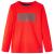 Tricou pentru copii cu mâneci lungi, roșu, 128 GartenMobel Dekor