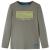 Tricou pentru copii cu mâneci lungi, kaki, 116 GartenMobel Dekor
