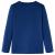 Tricou pentru copii cu mâneci lungi, bleumarin, 128 GartenMobel Dekor