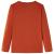 Tricou pentru copii cu mâneci lungi, ruginiu deschis, 128 GartenMobel Dekor