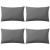 Perne de exterior, 4 buc., gri, 60 x 40 cm GartenMobel Dekor