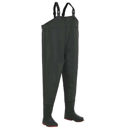Pantaloni de vânătoare cu cizme, verde, mărime 45 GartenMobel Dekor