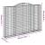 Coșuri gabion arcuite, 3 buc. 300x30x200/220 cm fier galvanizat GartenMobel Dekor