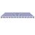 Copertină retractabilă albastru/alb, 4,5x3 m, textil/aluminiu GartenMobel Dekor