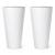 Set 2 ghivece de flori, Matuba Slim, rotunde, inalte, 40x78 cm, alb, Prosperplast GartenVIP DiyLine