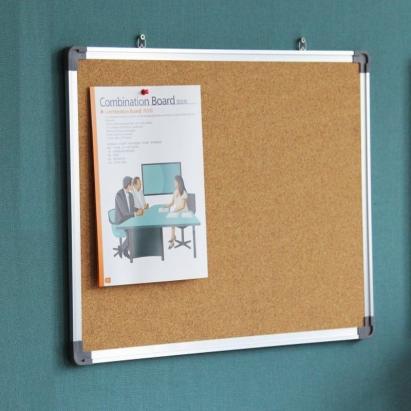 Panou tabla pluta, rama din aluminiu, 60x90 cm, fixare perete MultiMark GlobalProd