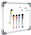 Tablă magnetică whiteboard 20x30 cm cu ramă din aluminiu, MultiMark GlobalProd