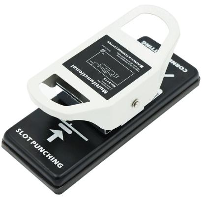 Perforator 10 coli si rotunjitor colturi  carduri raza 5 mm, metal, heavy duty, bright office MultiMark GlobalProd