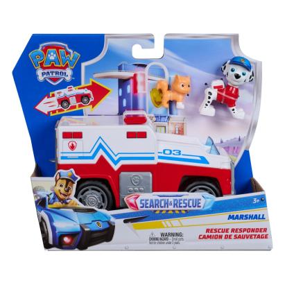 PATRULA CATELUSILOR CAUTARE SI SALVARE SET FIGURINA MARSHALL SI VEHICUL DE POMPIERI SuperHeroes ToysZone
