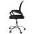 Scaun birou reglabil, ergonomic, cu brate, 87-96x54x59 cm, negru Household NewTrend