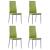 Set mobilier de bucătărie, 5 piese, verde GartenMobel Dekor
