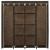 Șifonier cu 4 compartimente, maro, 175x45x170 cm GartenMobel Dekor