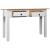 Masă consolă, alb, 100x40x72 cm, lemn masiv de pin, gama Panama GartenMobel Dekor