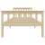 Cadru de pat, natural, 100 x 200 cm, lemn masiv de pin GartenMobel Dekor