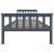 Cadru de pat, gri, 100 x 200 cm, lemn masiv de pin  GartenMobel Dekor