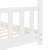 Cadru de pat de copii, alb, 80 x 160 cm, lemn masiv de pin GartenMobel Dekor