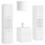 Set mobilier de baie, alb, lemn prelucrat GartenMobel Dekor