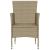 Set mobilier de grădină, 3 piese, bej GartenMobel Dekor