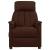 Fotoliu rabatabil, maro, piele ecologică GartenMobel Dekor