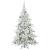 Brad de Crăciun artificial cu ramuri articulare Alb 180 cm GartenMobel Dekor