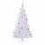 Brad de Crăciun artificial cu 300 LED Alb 240 cm PVC și Oțel GartenMobel Dekor