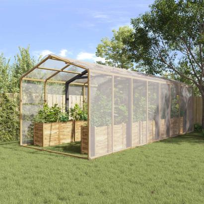 Împătură cu ochiuri Transparent 6 x 12 m Polietilenă GartenMobel Dekor