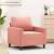 Canapea de o persoană, Roz, 60 cm, catifea GartenMobel Dekor