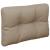 Pernă de paleți, gri taupe, 50x40x12 cm, material textil GartenMobel Dekor